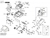 Qualcast F 016 300 642 CONCORDE 32 CORDLESS Lawnmower CONCORDE32CORDLESS Spare Parts